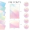 Better Office Products Mini Stationery Set, 50 Lined Watercolor Sheets+50 Env, 5.5in. x 8.25in. 12 Unique Designs, 100PK 63905 - alternate 3